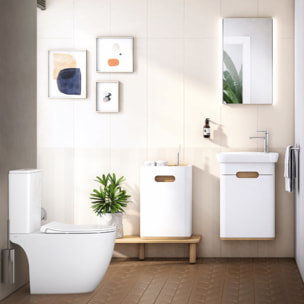 WC à poser sans bride VITRA Sento + abattant slim blanc