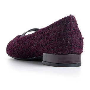 Ballerina a punta in bouclé - VINO