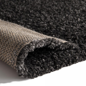 Tapis shaggy tissé motif uni BAIVAL