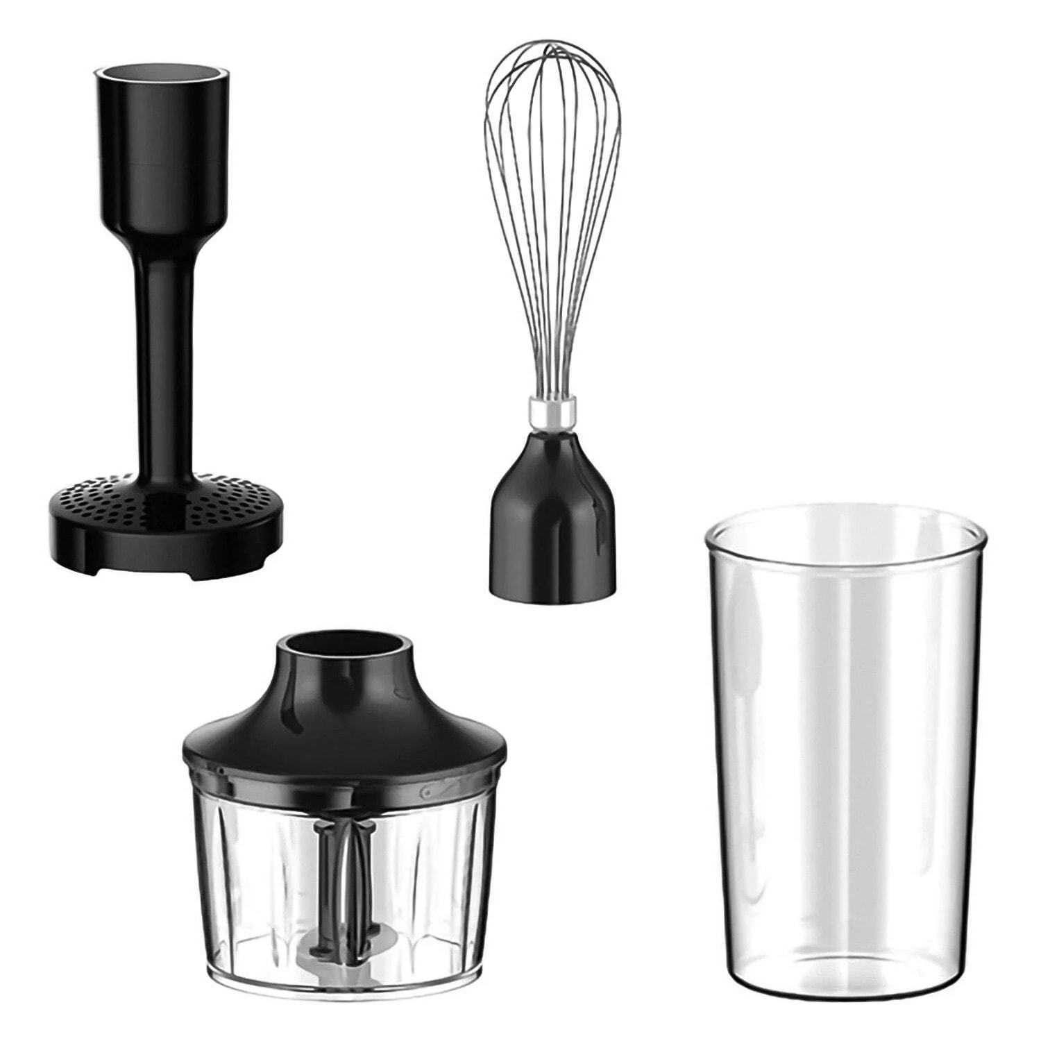 Batidora EVVO Tasty Mix, 1000W, 15000RPM, múltiples accesorios