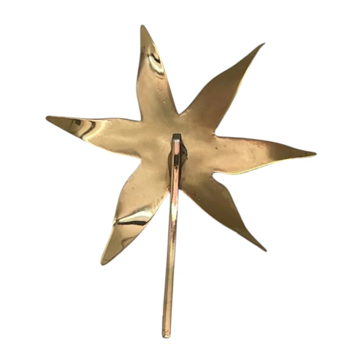Horquilla estrella XXL laton dorado