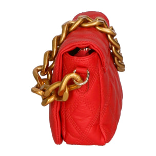 Borsa a mano da donna - Modello Adriana - Vera pelle - 20.0 x 14.0 x 6.5 cm