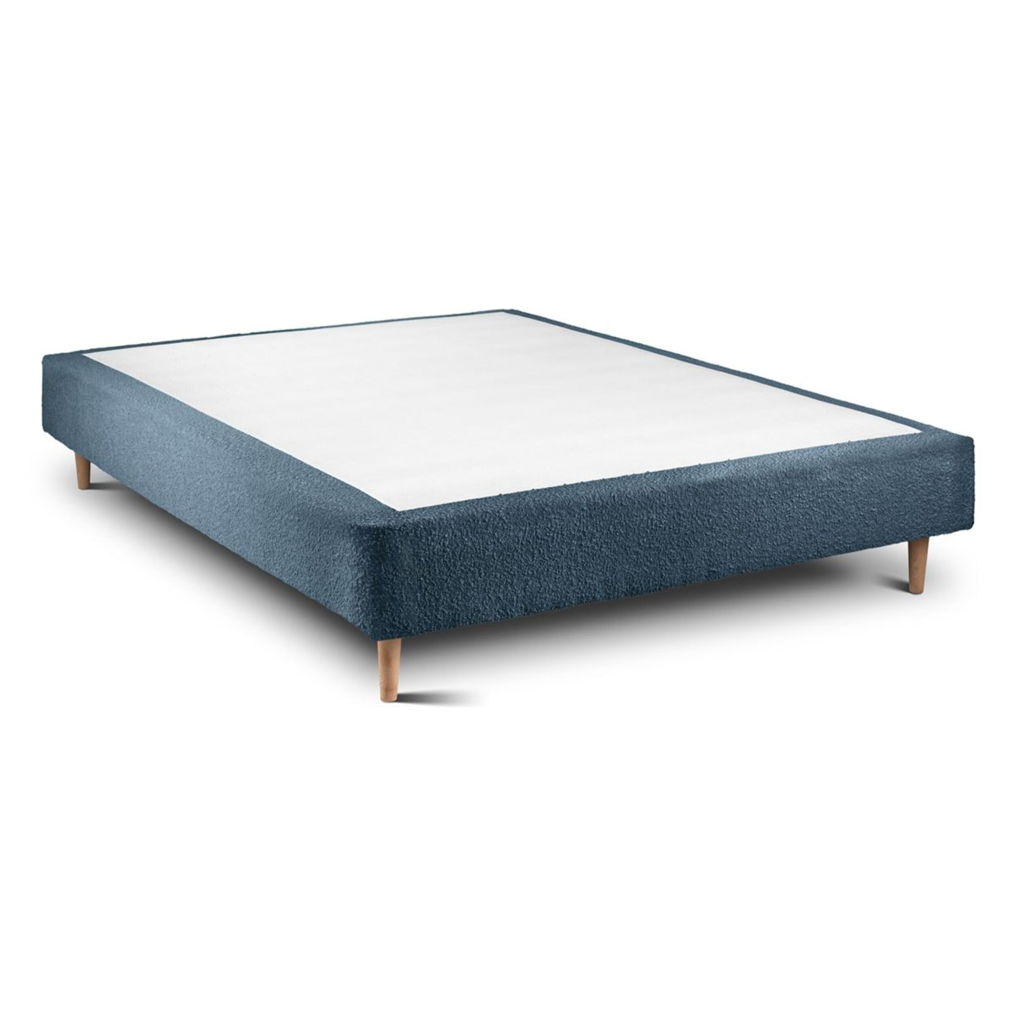 Sommier Tapissier Bouclette Ep20 - pieds bois