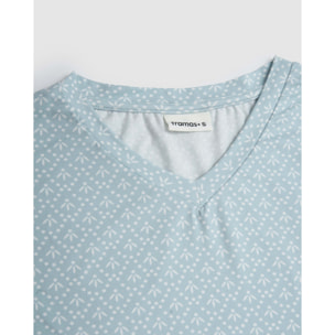 Pigiama lungo soft amuna blu