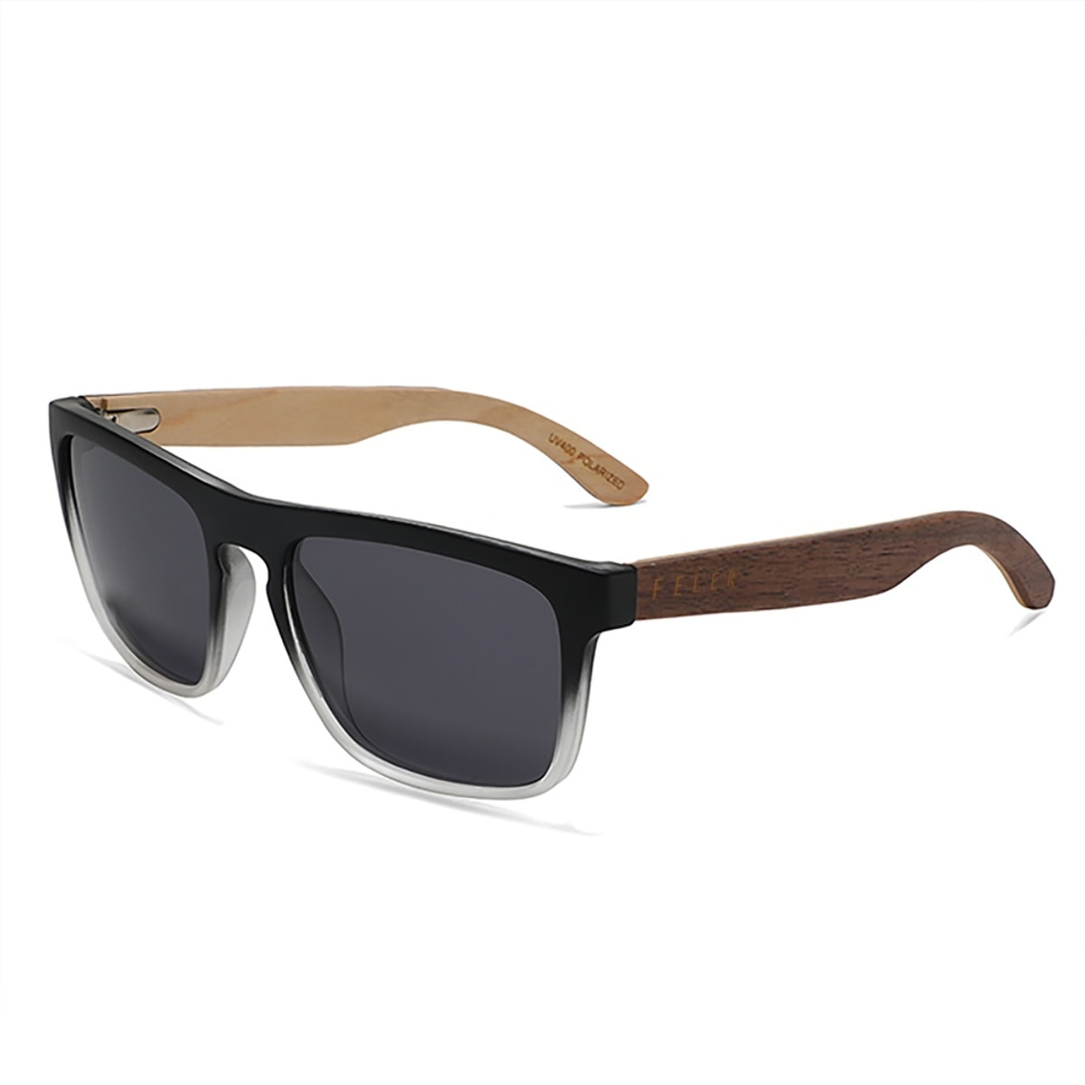 Gafas de Sol Feler 1585-11 Polarizadas de Madera Unisex 56 mm