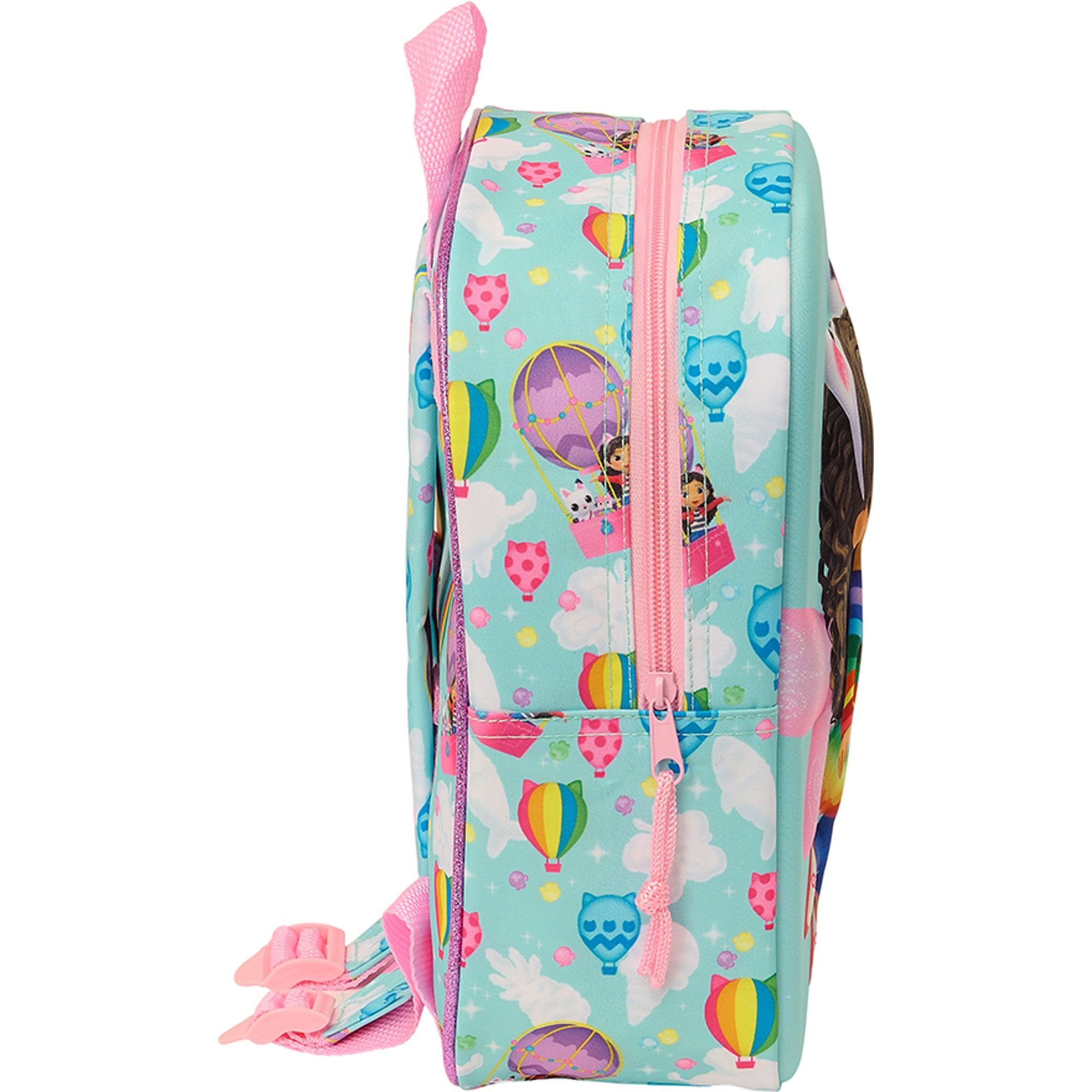 Mochila guarderia 3d bolsillo red gabbys dollhouse