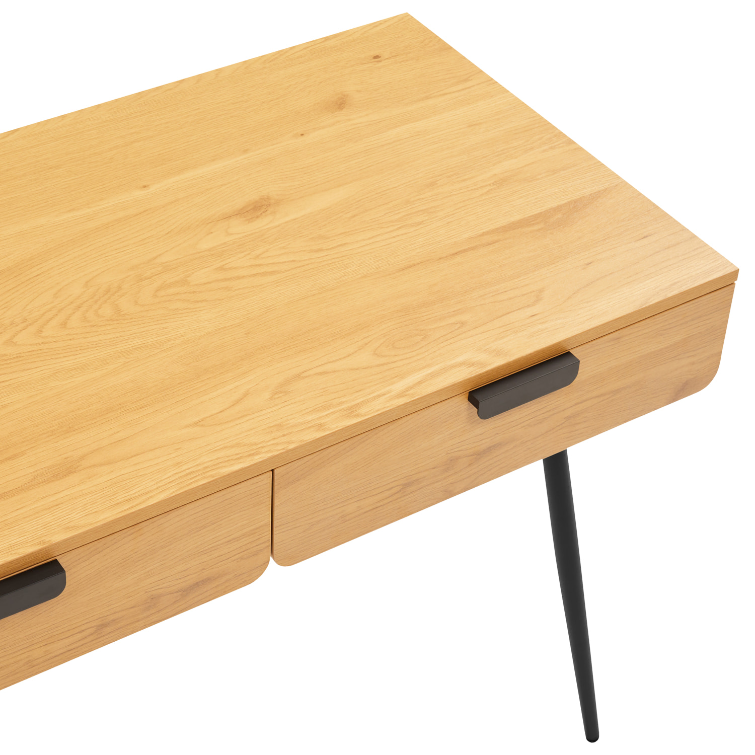 Bureau en bois 2 tiroirs LOUIS