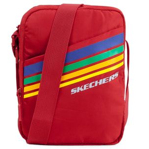 Bandolera Hombre Sintetica Skechers Set Rojo Intenso