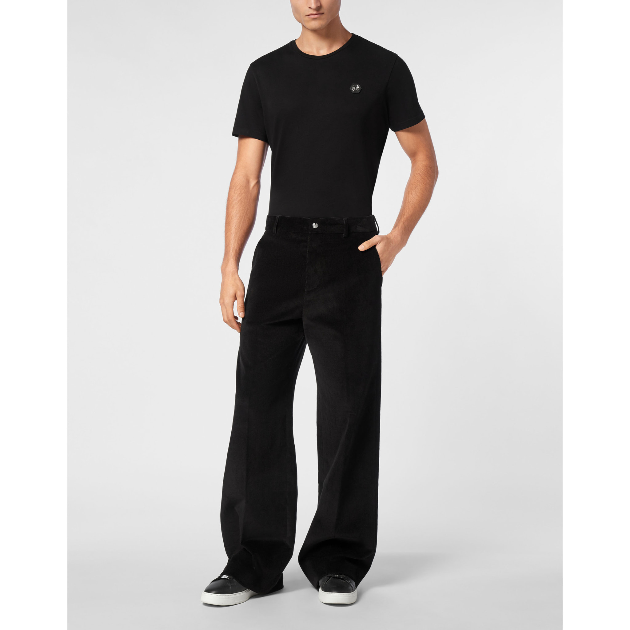 PHILIPP PLEIN Pantaloni a gamba larga