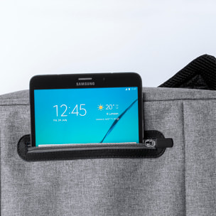 Zaino da viaggio da cabina con tasca imbottita per laptop. Schienale e spallacci imbottiti