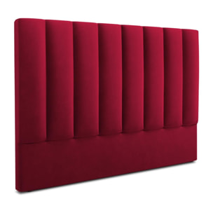 Tête de lit ''Camargue'' 180x120cm en velours rouge