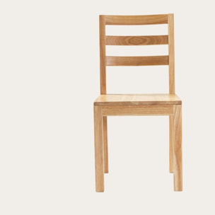 Liona -bois massif d'hévéa-couleur naturel 45 x 85 x 48 cm