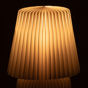 J-Line abat-jour Pliable - papier - blanc cassé