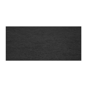 Table rectangulaire 8 personnes en bois de teck recyclé noir 220 cm - Marvel