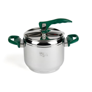 Cocotte-minute 5 litres Excelsa- Cook Color, Acier Argenté