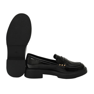 Mocassini con borchie - tacco 4,0 cm