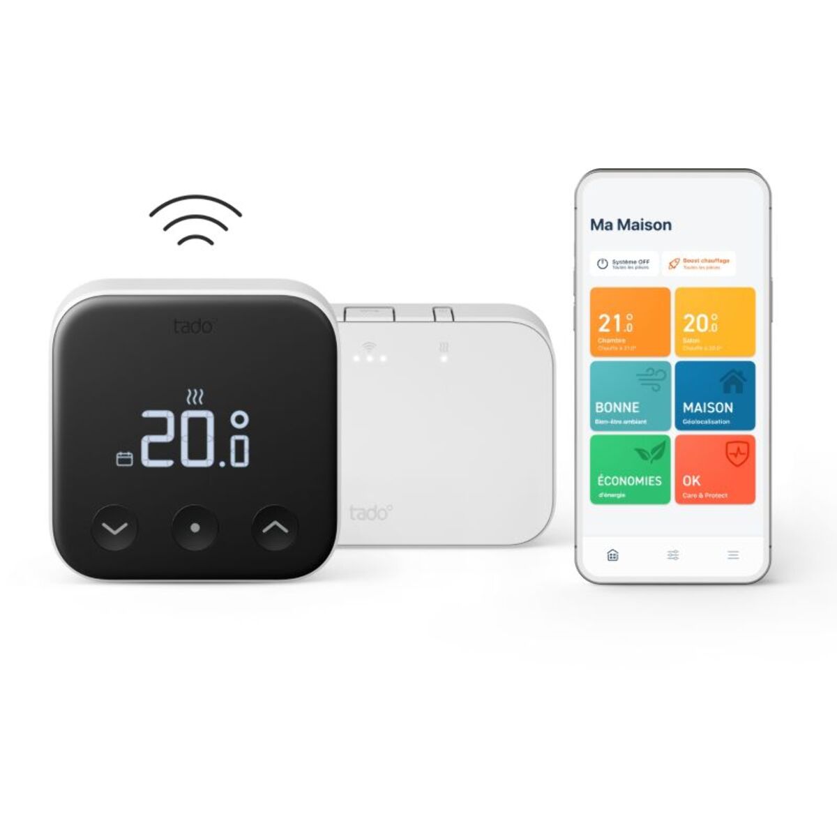 Thermostat connecté TADO Kit de démarrage Xsans fil