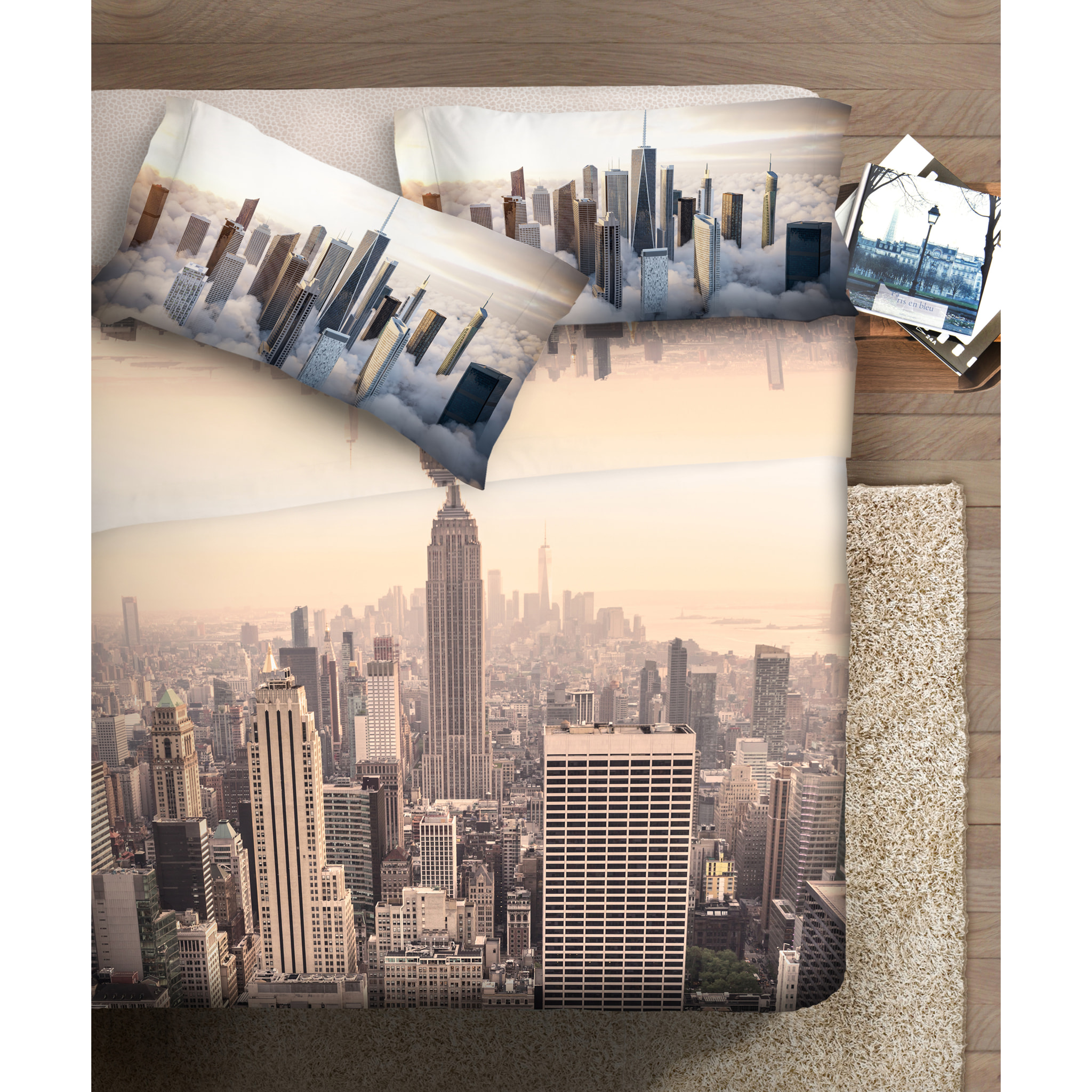 Parure Lenzuola fotografico Fine-Art IPERSAN Puro Cotone City