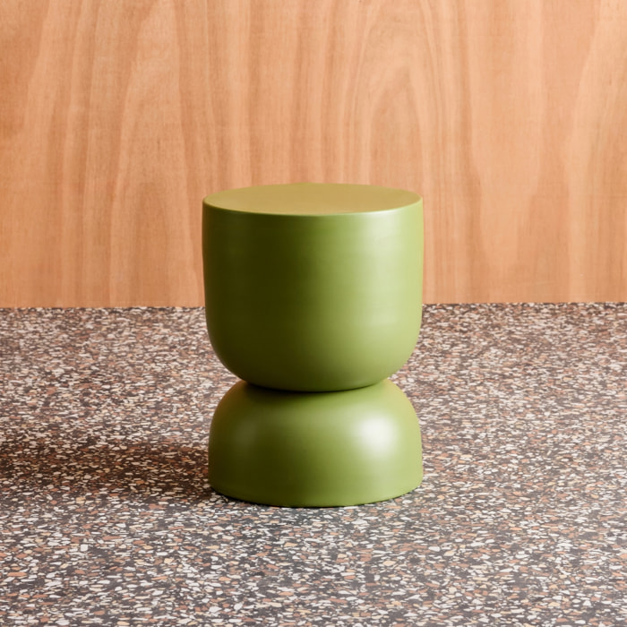 Table d'appoint, bout de canapé, table de chevet métal Ø32 x H42cm MADI