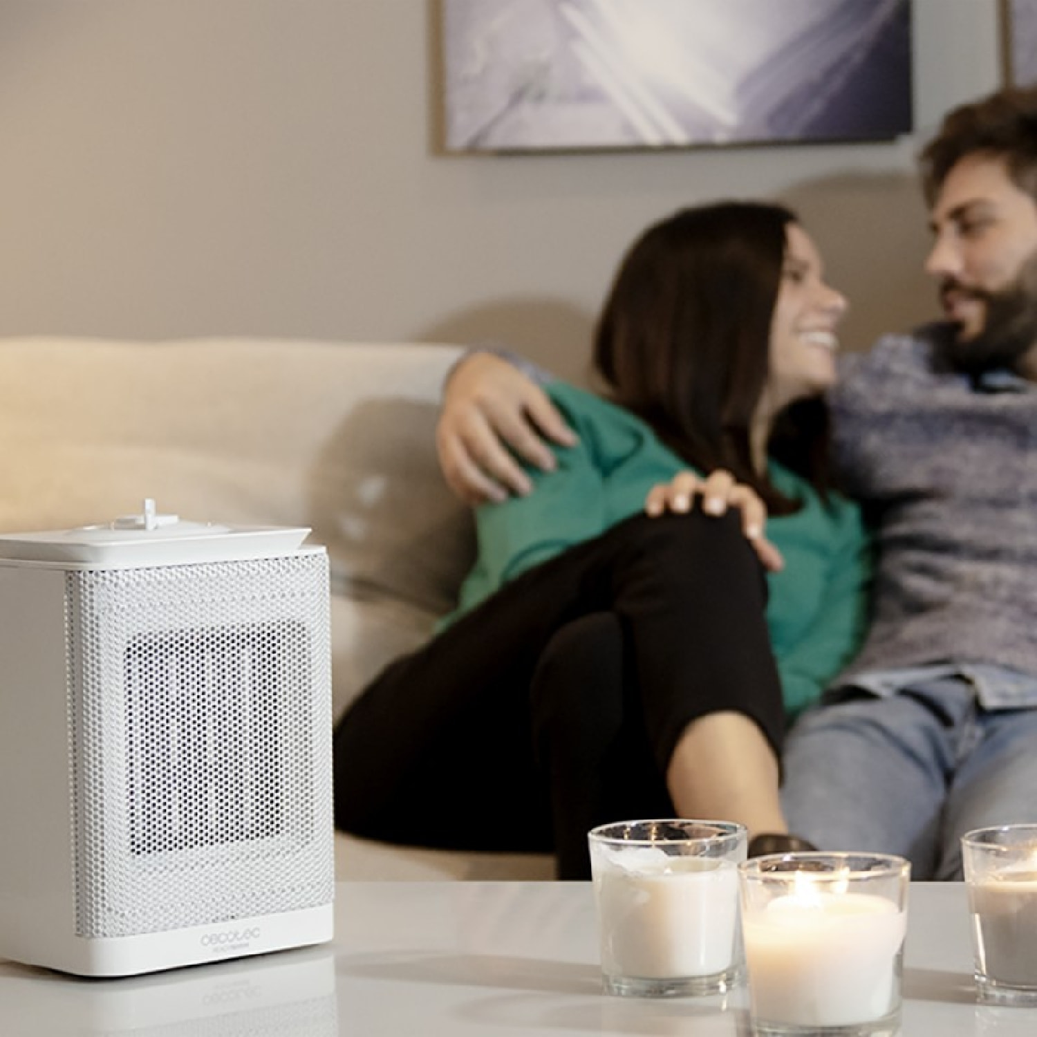 Cecotec Calefactor cerámico de sobremesa Calefactor cerámico Ready Warm 6150 Cer