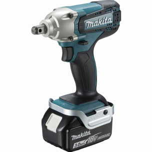 Boulonneuse à chocs 18 V Li-Ion 190 Nm - MAKITA - avec 2 batteries 3Ah - chargeur - COFFRET - DTW190RFE