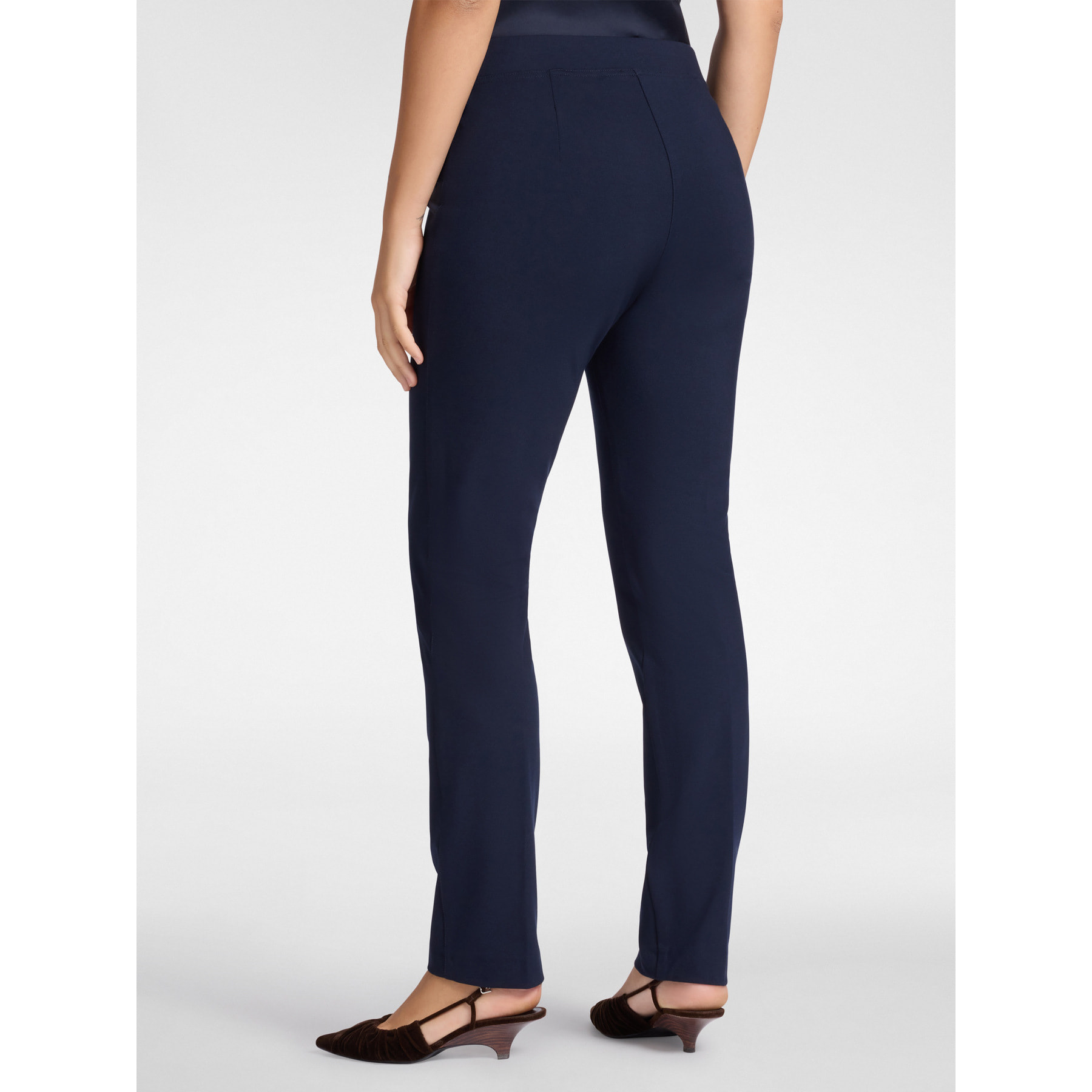 Elena Mirò - Pantaloni pull on in punto Milano - Blu