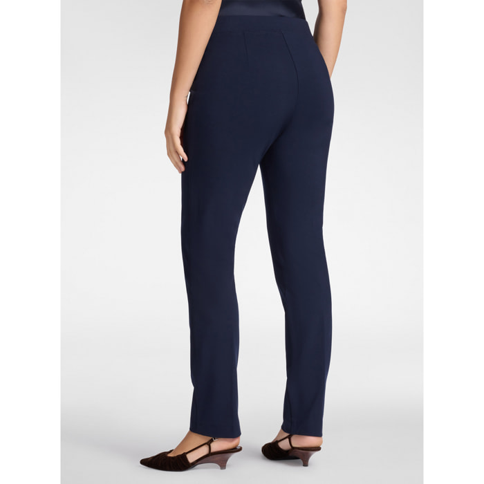 Elena Mirò - Pantaloni pull on in punto Milano - Blu