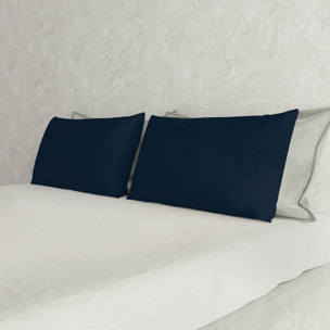 COPPIA FEDERE MAX COLOR, 100% Cotone, Made in Italy - BLU SCURO