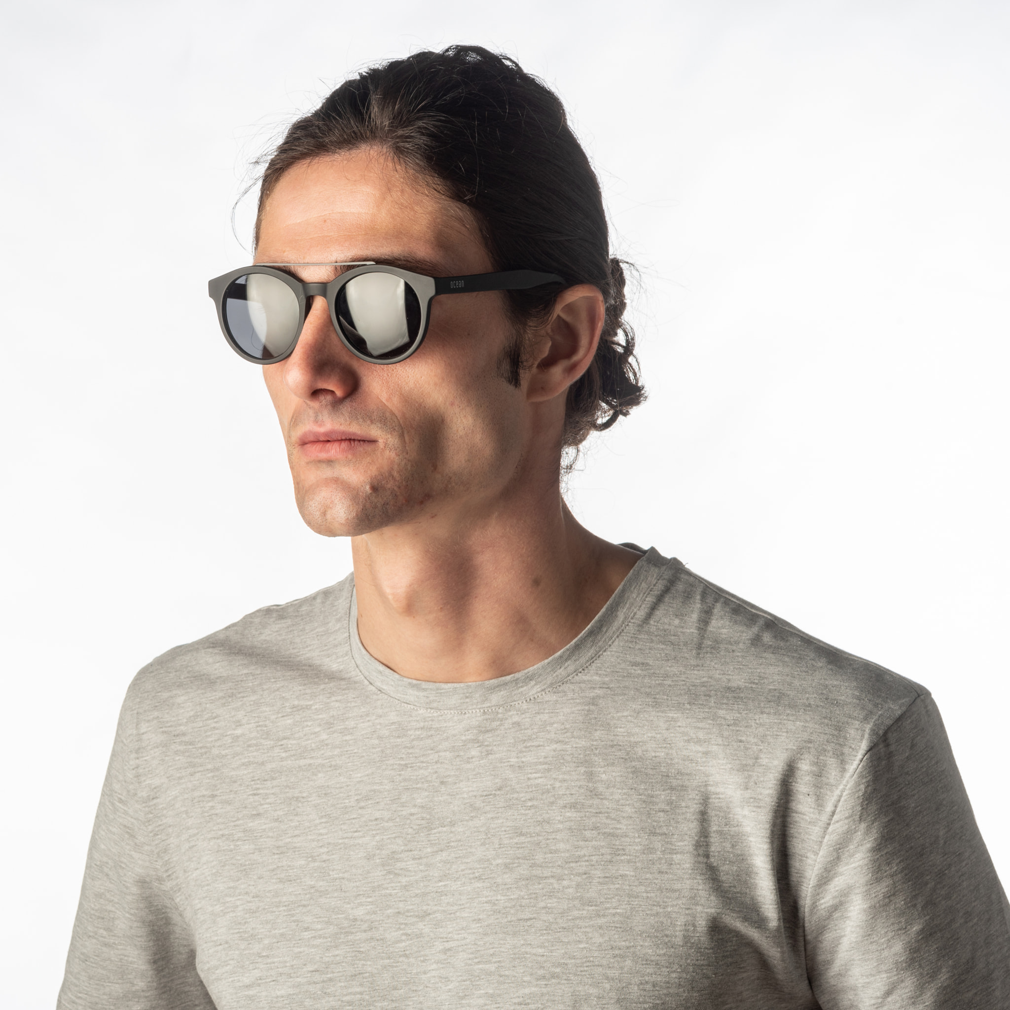 Gafas de sol OCEAN TIBURON - Negro mate / Ahumada