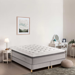 Ensemble EXTENSION matelas H29 Hybride, ferme, 2 sommiers