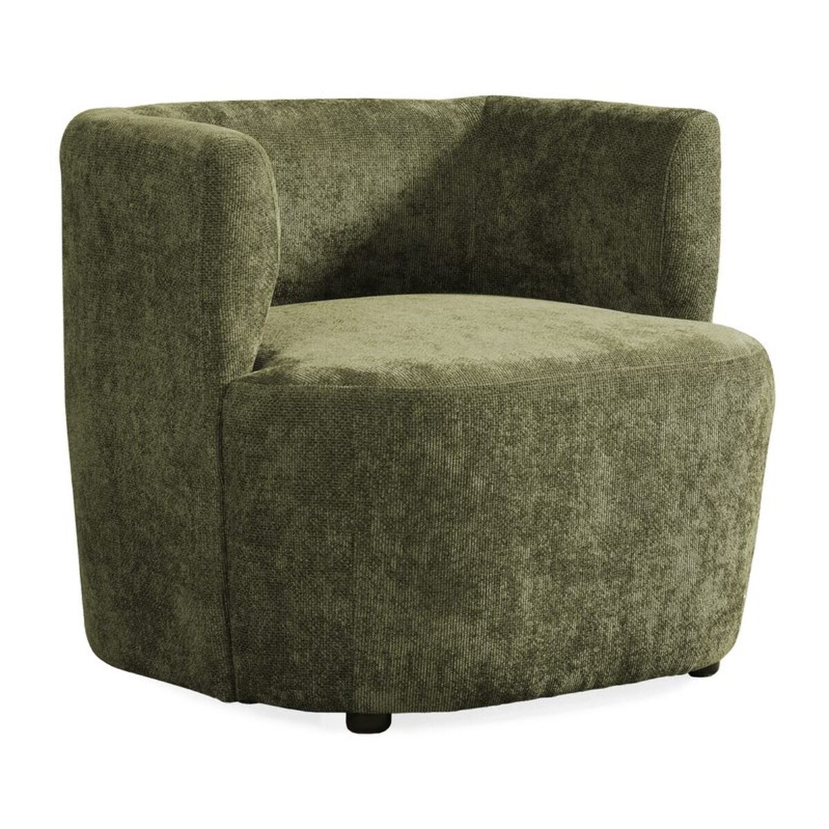 Poltroncina da interni in tessuto 75x72x68 cm verde - Seattle