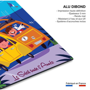 Tableau le soleil de la cote d'azur Tableau alu Dibond