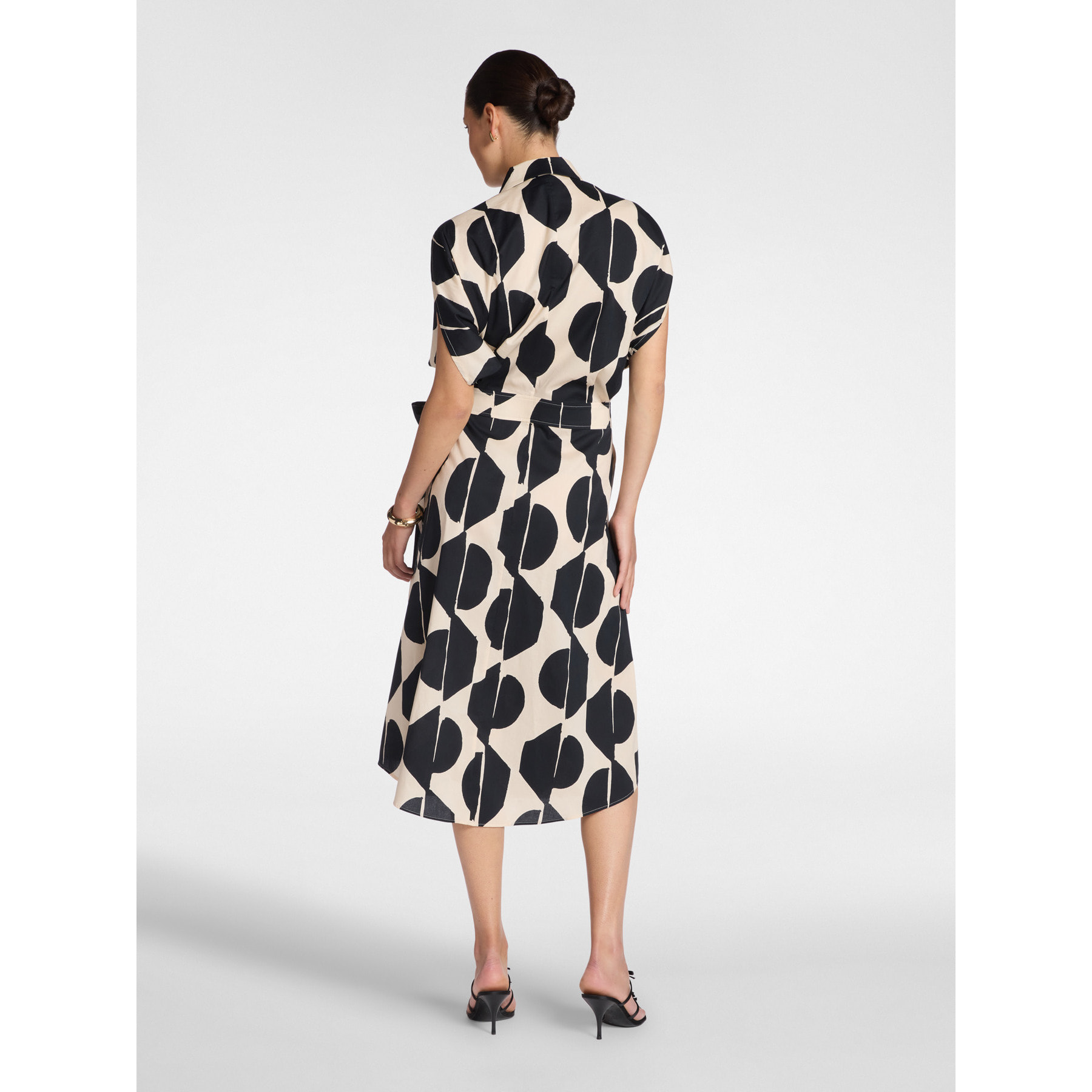 Elena Mirò - Vestido estampado - Negro