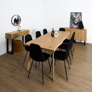 Table Extensible Bois 6 A 8 Personnes