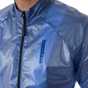 Chaqueta ciclista sin capucha transpirable, resistente al viento y a la lluvia.