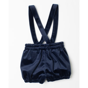BERMUDA TIRANTES TERCIOPELO NAVY
