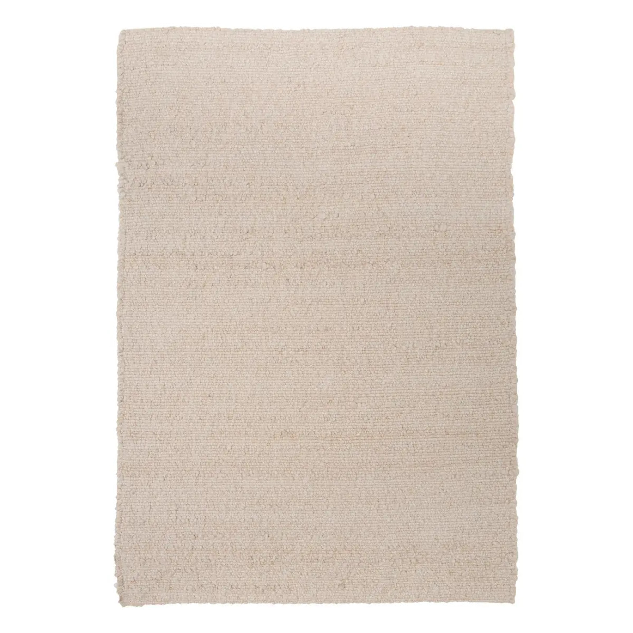 Tapis effet laine Volna ivoire 170x118cm