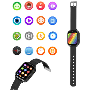 Smartwatch Phone T36 4G con SO Android integrato. Funzioni avanzate e localizzatore GPS, Wifi e LBS.