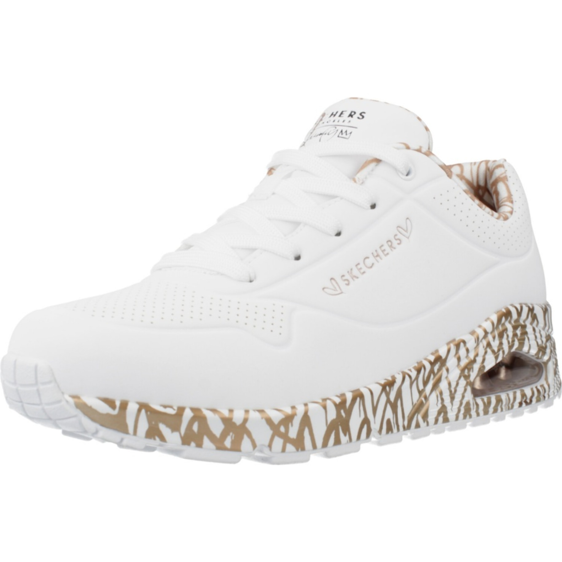 Sneakers De  Mujer Uno - Loving Love Blanco