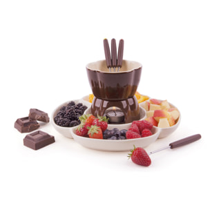Set fonduta 8 pezzi Excelsa – Chocolate, Ceramica Multicolore
