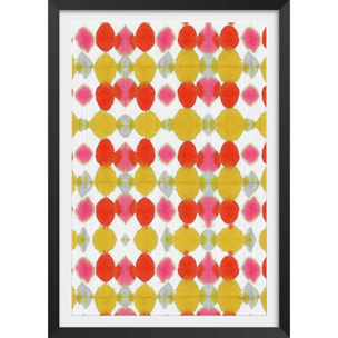 Poster lampion Affiche + cadre en bois - Noir