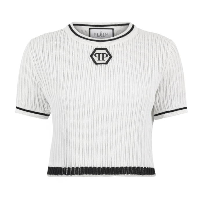 PHILIPP PLEIN Sexy Pure Fit T-Shirt Hexagon