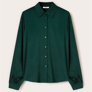 Motivi - Camisa de satén - Verde
