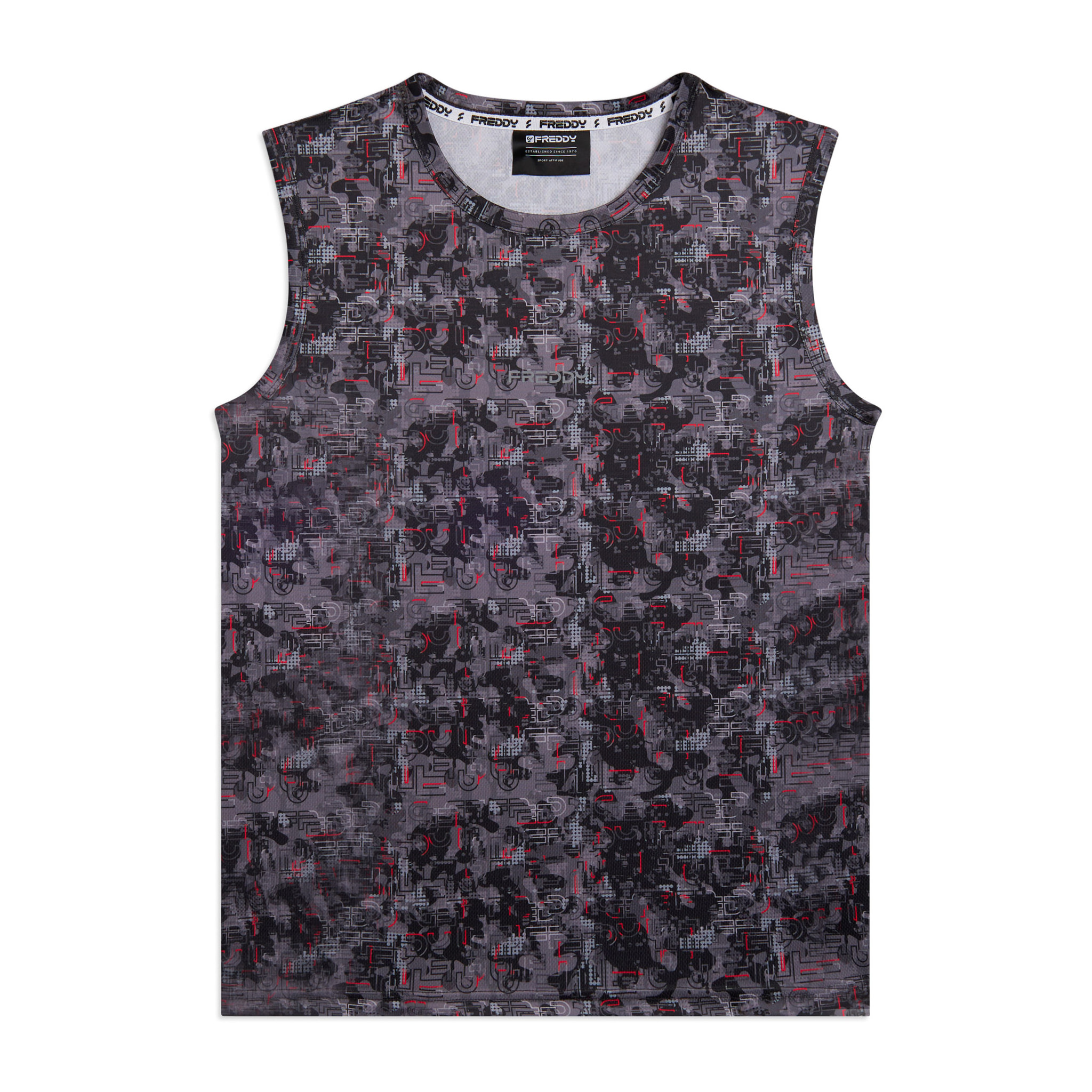 Canotta uomo tecnica con grafica logo