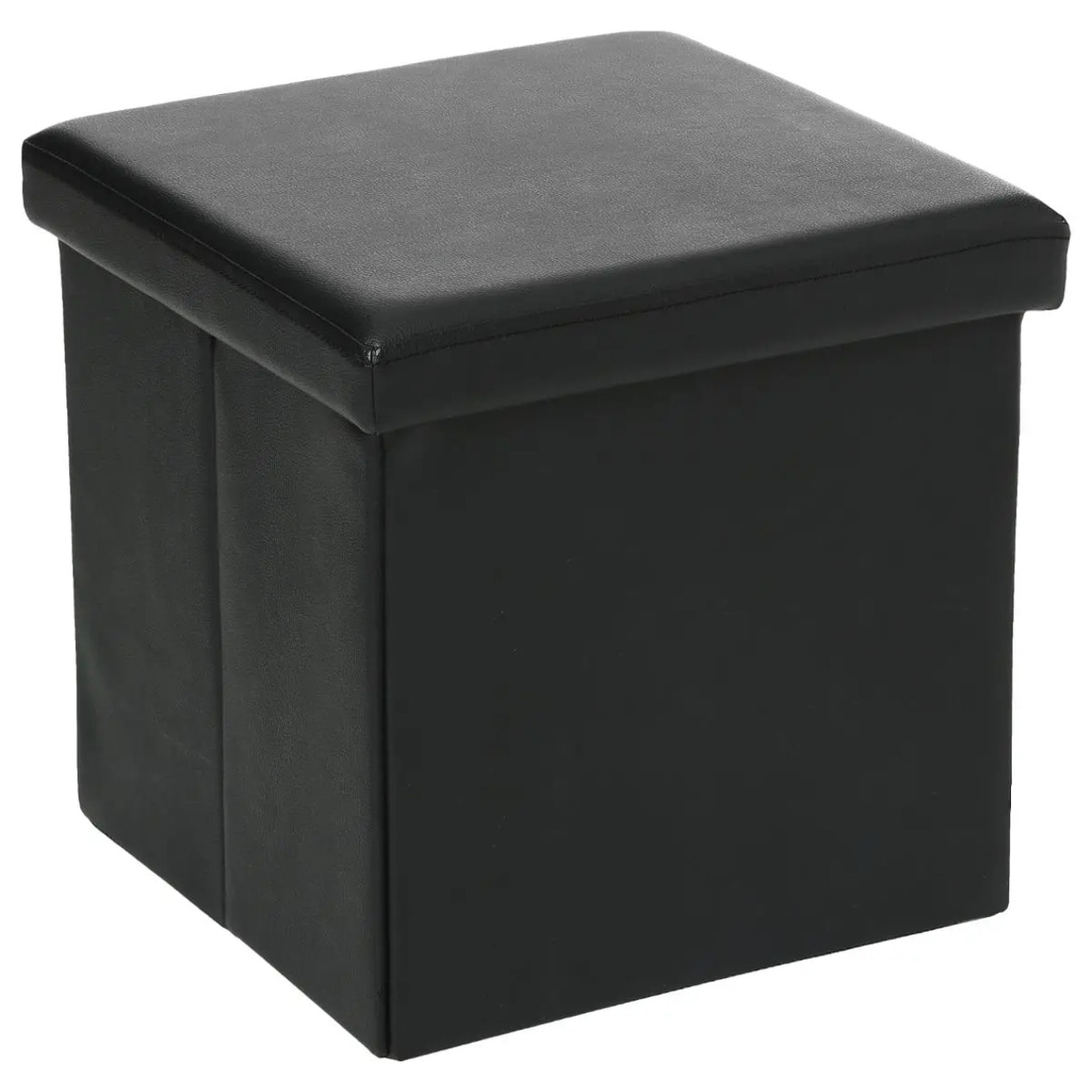 Pouf pliant noir