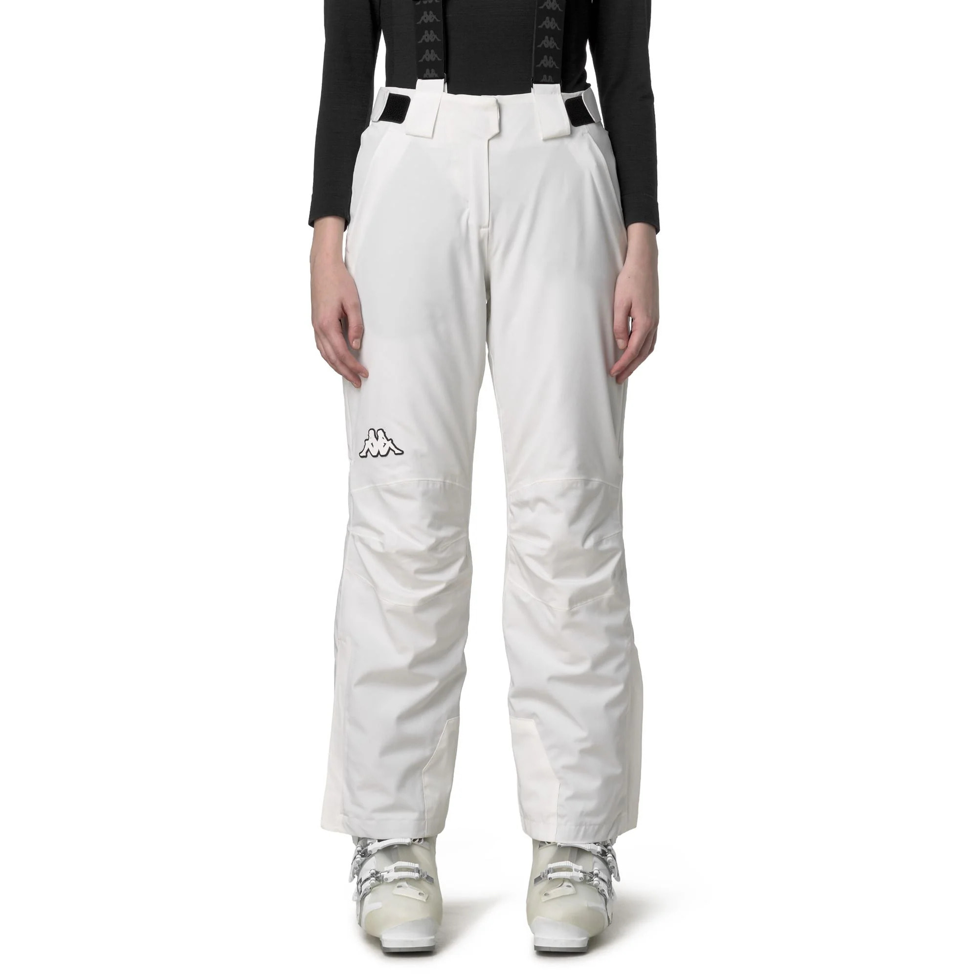 Kappa - Pantaloni Donna Bianco - 8Cento 834