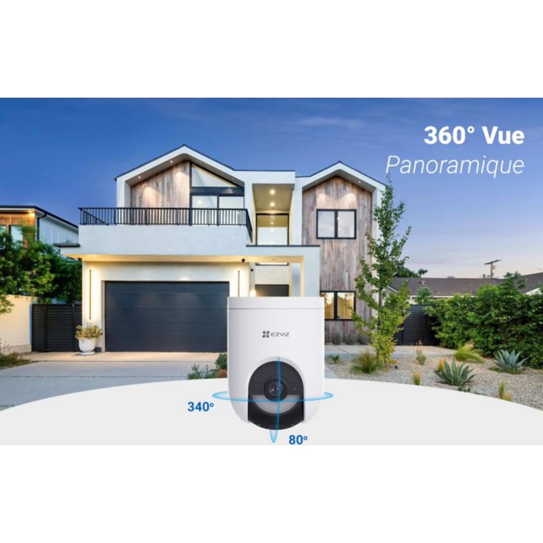 Caméra de surveillance EZVIZ HB8 Lite +5w solar panel