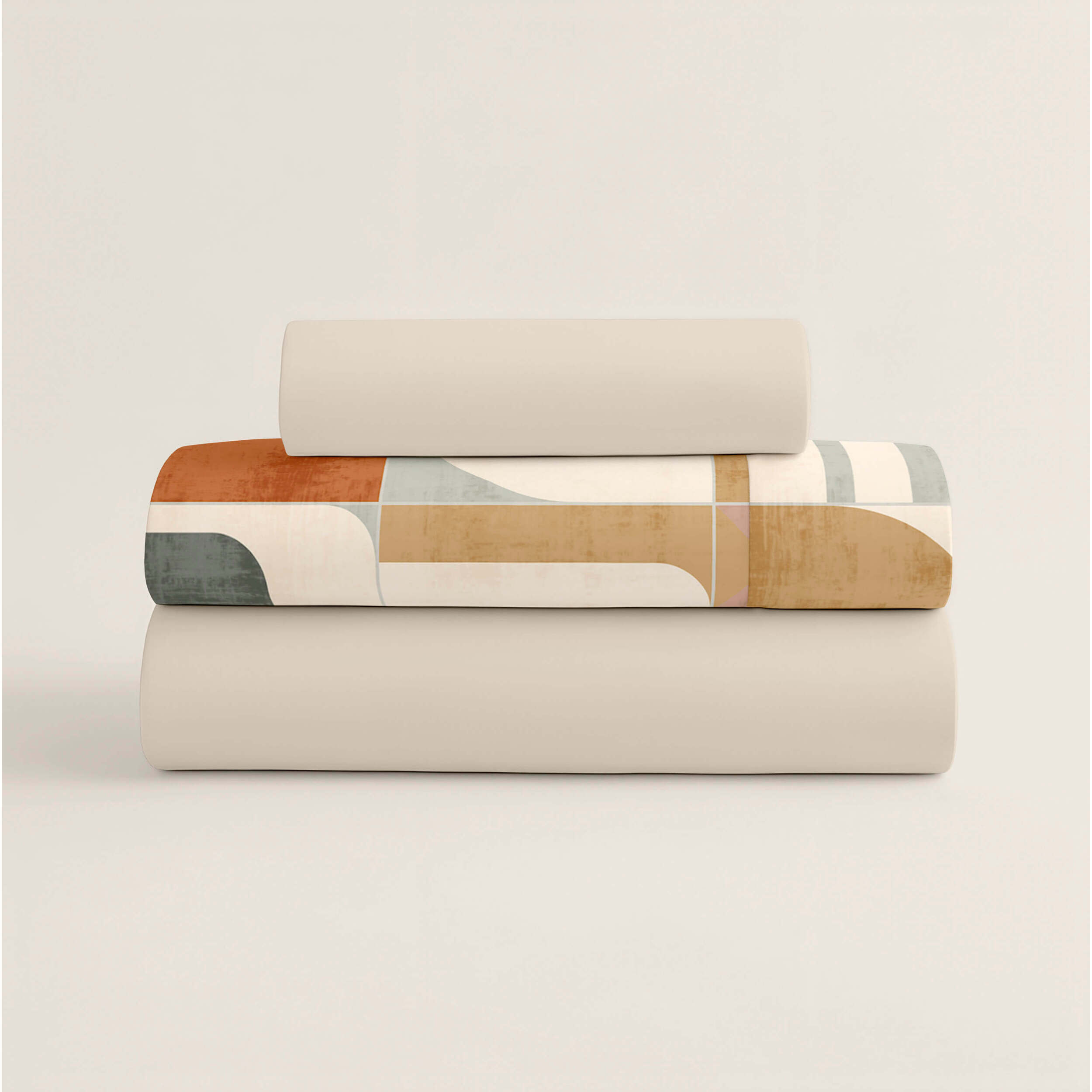 Juego de Sábanas Estampadas - 100% Algodón - Incluye 1 o 2 Fundas de Almohada + 1 Sábana Bajera - Puzzle
