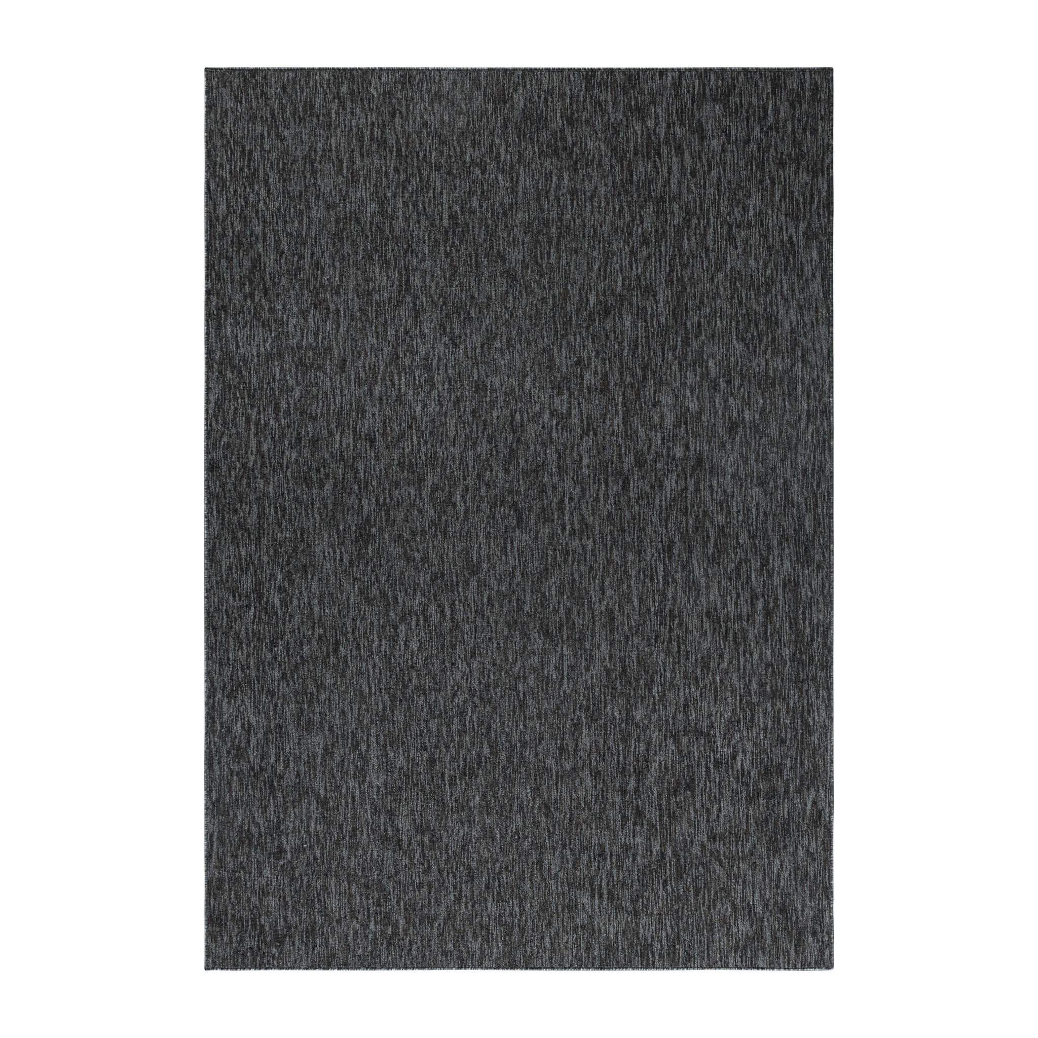 NADOR - Tapis rond de salon moderne Anthracite