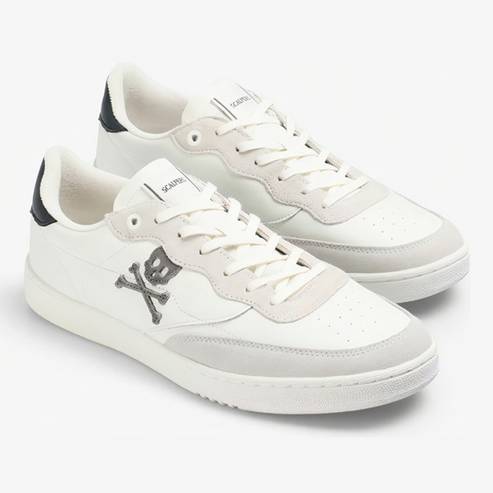 Sneakers - cuero - blanco